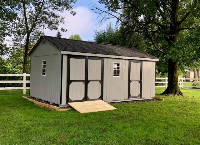 a frame storage sheds