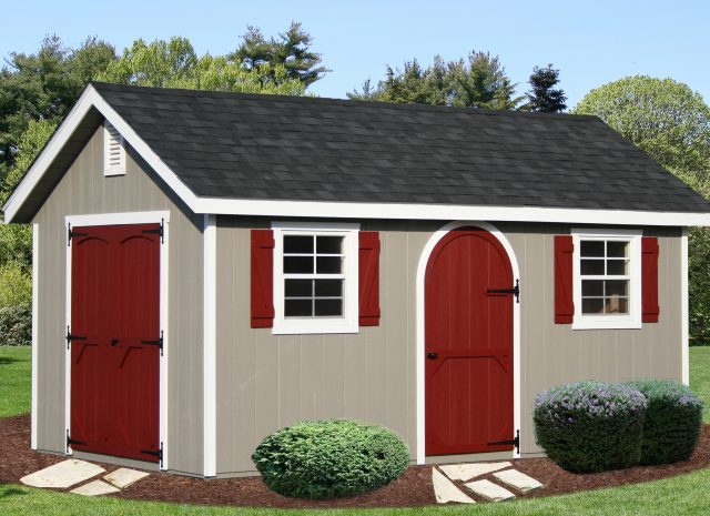 a frame storage shed