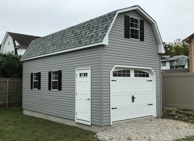 gambrel roof garage