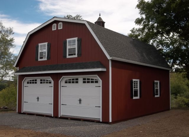 2 story gambrel garage